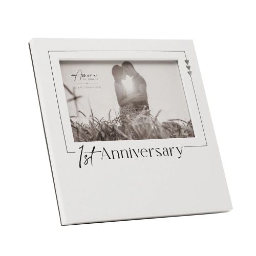 Amore Photo Frame '1st Anniversary' - 6" x 4"