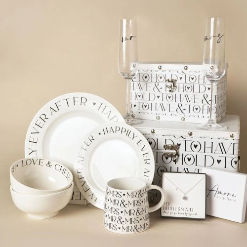Amore Words Luggage Set of 2 - Wedding Keepsakes