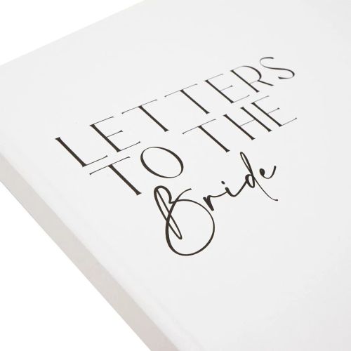 Amore Textured Guest Book 'Letters To The Bride'