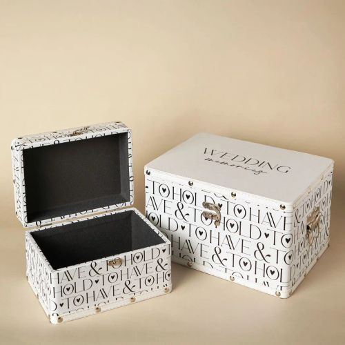 Amore Words Luggage Set of 2 - Wedding Keepsakes