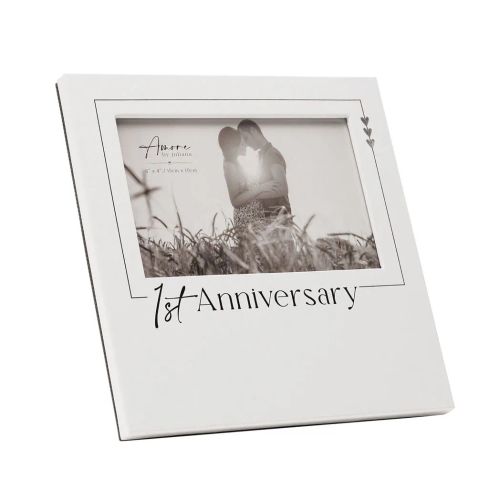 Amore Photo Frame '1st Anniversary' - 6" x 4"