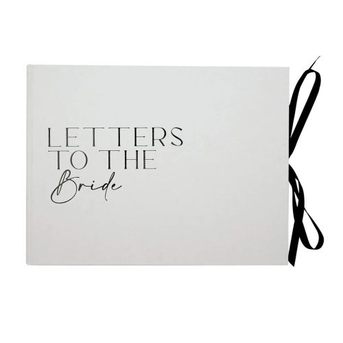 Amore Textured Guest Book 'Letters To The Bride'